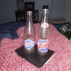 Vintage Early 1900's Thru 1940's-50's Pepsi-Cola Glass Bottles 