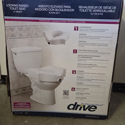Brand new  Drive Medical Locking Raised Toilet Seat