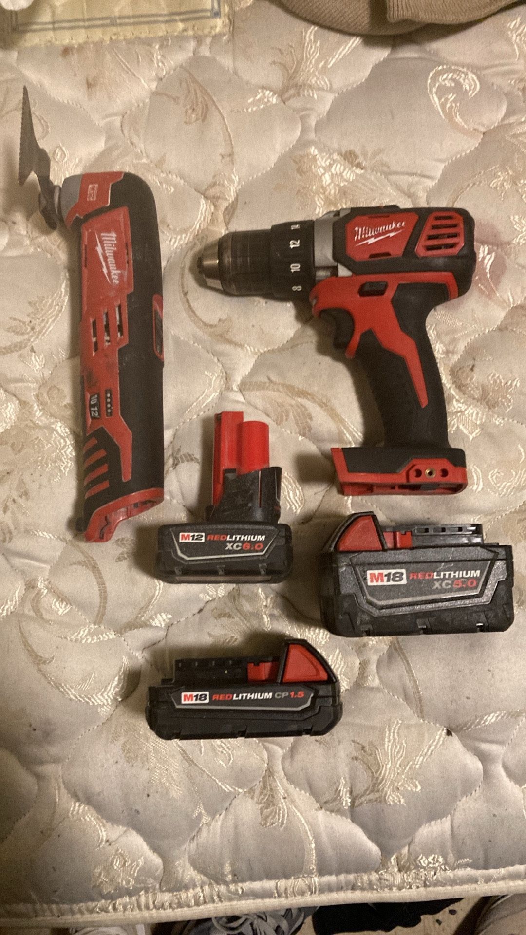 Milwaukee M18 & M12 Tools With Battery’s