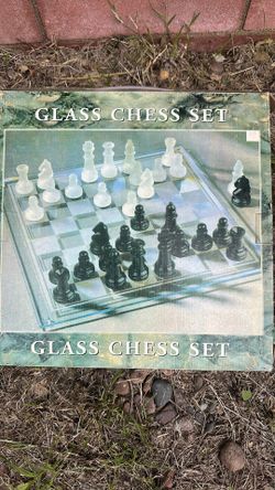 Glass Chess Set