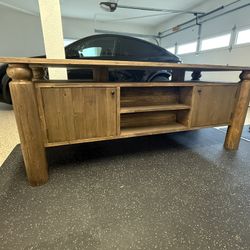 Kerville Solid Wood Executive Desk from Four Hands/Perigold