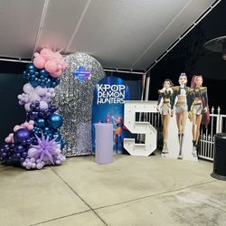 KPOP DEMON HUNTERS BIRTHDAY DECOR