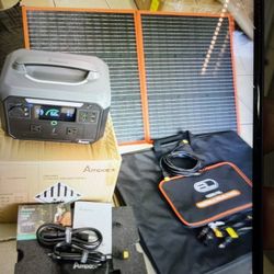 KIT FOR CAMPING-AMPACE ANDES 600W FAST CHARGING APP CONTROL +120WSOLAR PANEL