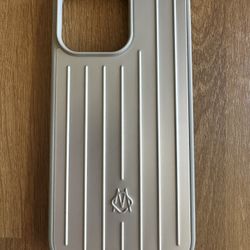 Rimowa Silver Premium Case for IPhone 14 Pro