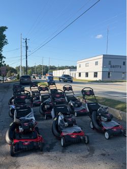Troy bilt 28” cut lawn mower