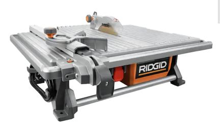 RIDGID 6.5-Amp 7 in. Blade Corded Table Top Wet Tile Saw