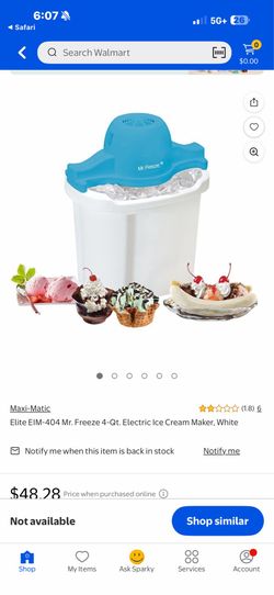 Mr. Freeze Ice Cream Maker