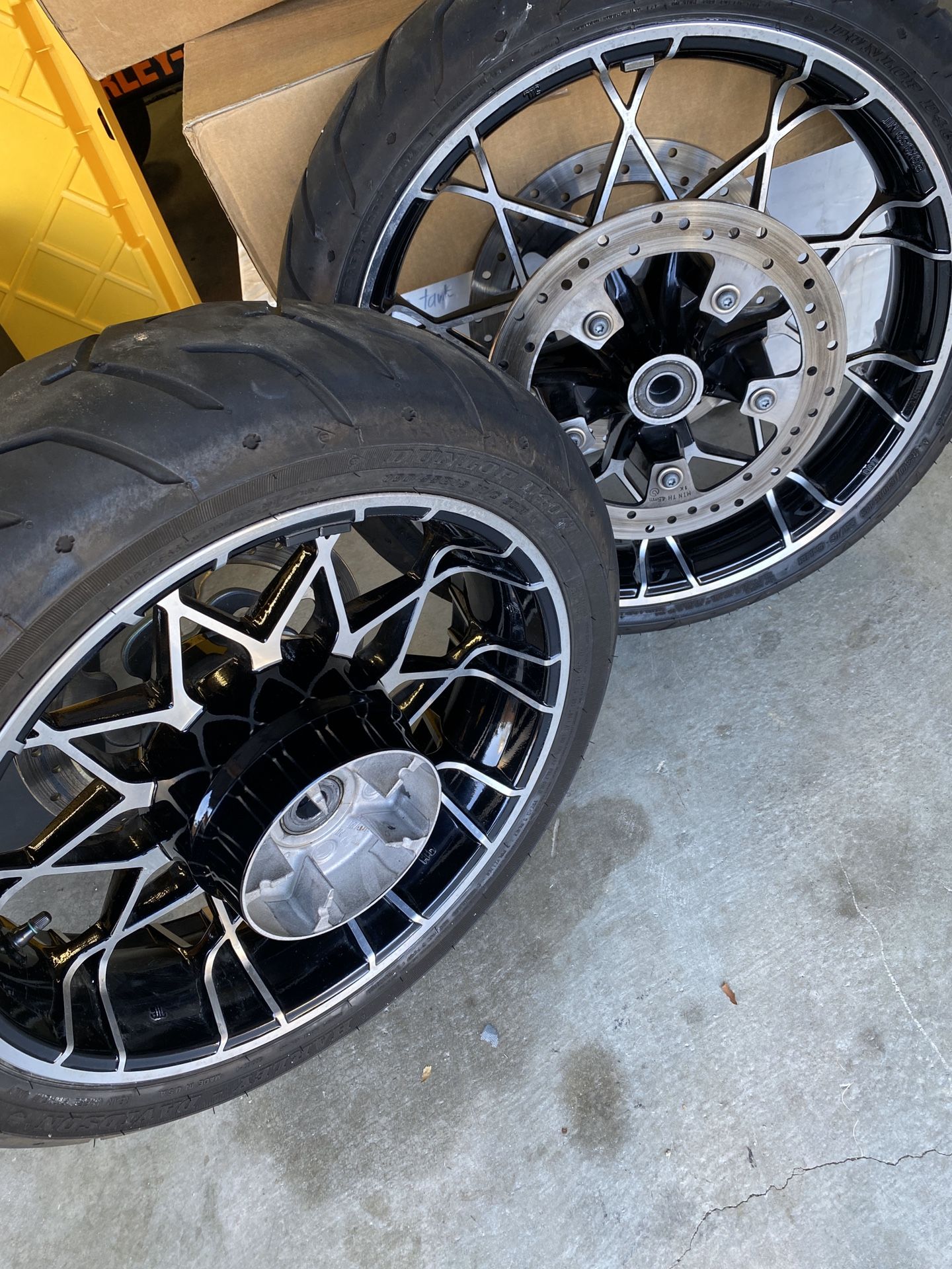 Harley Davidson New Take Offs Contrast Prodigy Wheels