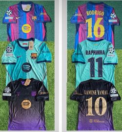 Fc Barcelona 26/27 S-XXL raphinha lamine Rodri