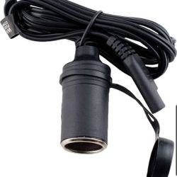 Battery Tender Female Cigarette Adapter  Cable, 12 V Lighter Socket with 5FCharging