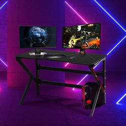 Gaming Table Computer Desk Pro Players Gaming Desk 23.6"D x 47.3"W x 29.5"H ( TB0009,X002WEQ5OD )