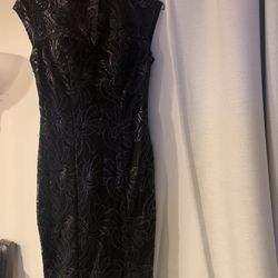 Sue Wong Black sequin dress