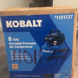 Kobalt 6 gallon air compressor