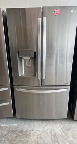 LG French Door Fridge – Stainless, Ice & Water in Door