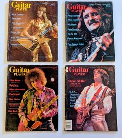Guitar Player Magazine Lot of 4 – 1975–1978