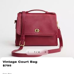 Vintage Couch Court Bag