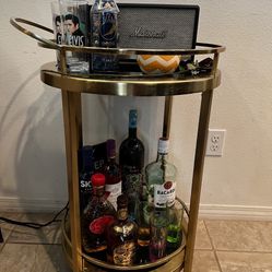 World Market bar cart