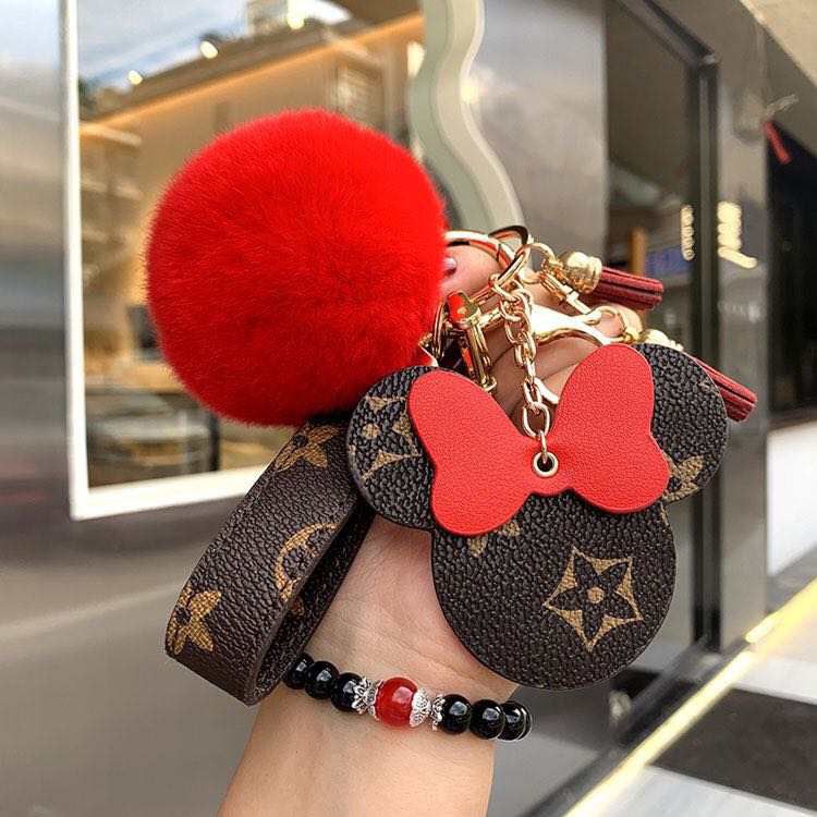 Luxury Minnie Mouse Keychain 