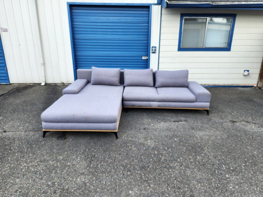 Sleeper Sofa With Lounge Chaise + Storage FREE DELIVERY