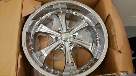 22 in VCT Chrome Rims scarface