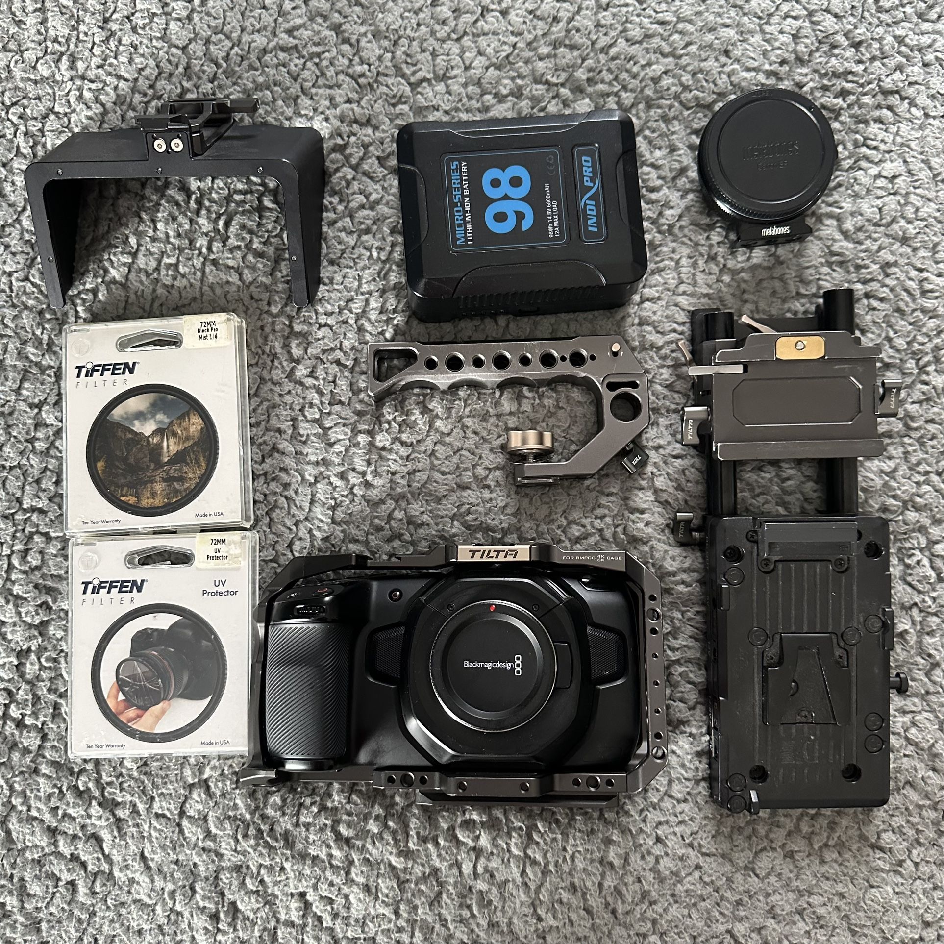 Blackmagic Pocket Cinema Camera 4K Kit – $1,300 OBO