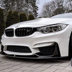 2014-2020 For BMW F80 M3/F82 M4 MP Style Front Lip 4 Piece PG MP Style Gloss Black Brand New AR-BMW-0181