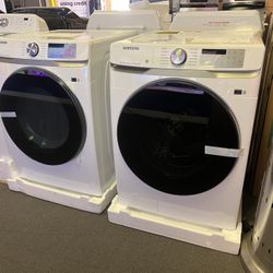Samsung White Front Load Washer And Dryer 