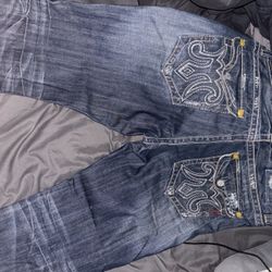 MEK DENIM Designer Jeans 36/32 Sydney Boot Cut