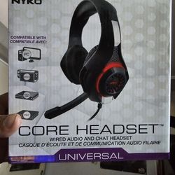 nyko Core Headset Wired Audio And Chat