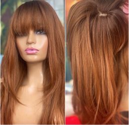 Humain synthétic blend hair wig