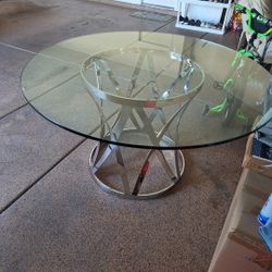 Dining Round Half Inch Glass 