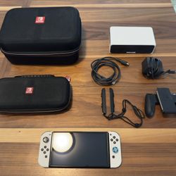 Nintendo Switch OLED -  With 512GB Micro SD + Accessories