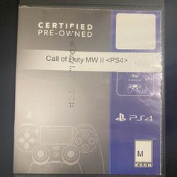 Modern Warfare 2 PS4 