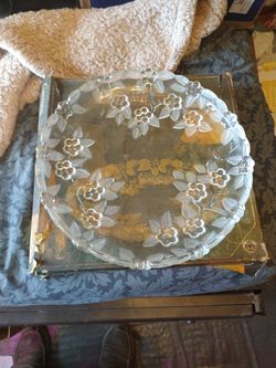 Carmen Crystal Serving Platters