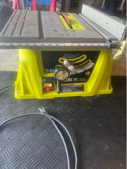Ryobi table saw