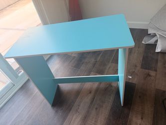 Blue little desk