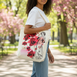 Disney Princess And Villain Canvas Tote Bag Snow White And The Evil Queen