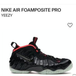 NIKE AIR FOAMPOSITE PRO
YEEZY Used  Size 10.5