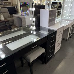 Vanity’s - Makeup Vanity - Many Options - Glam Room Furniture - Same Day Delivery - NO CREDIT NEEDED