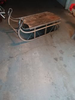 Antique decorative sled