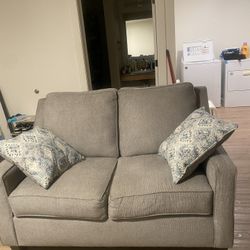 Gray Loveseat & Sofa Set