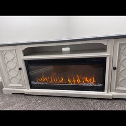 Fireplace TV Stand 
