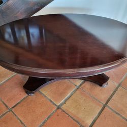 Polished Wood Coffee Table