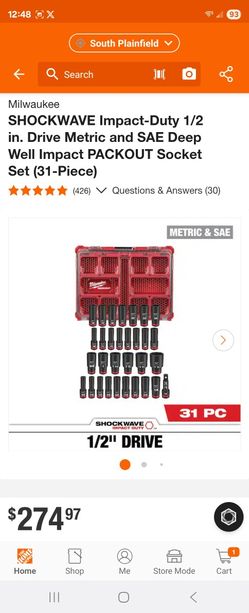 1/2 Drive Packout Set