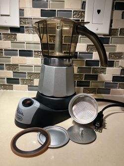 Delonghi EMK6 Alicia Electric Moka Espresso Coffee Maker