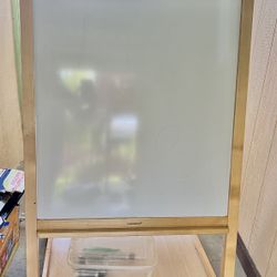 Lakeshore Mobile Whiteboard and felt board