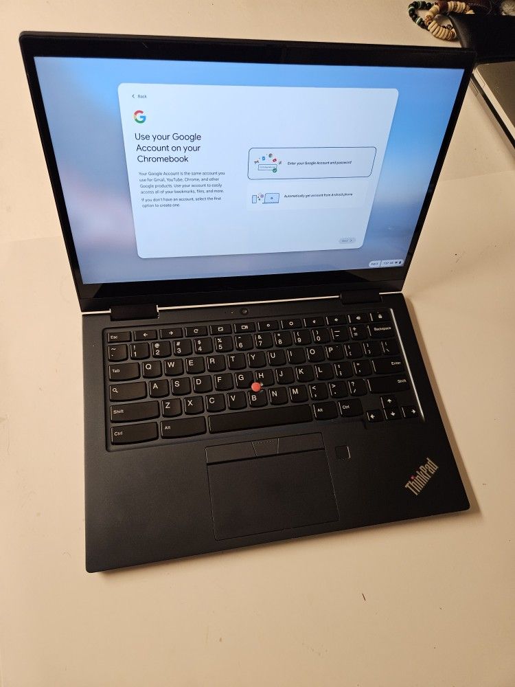 Lenovo ThinkPad Chromebook C13 Yoga 16gb Ram 256gb NVMe Drive 13" Touchscreen