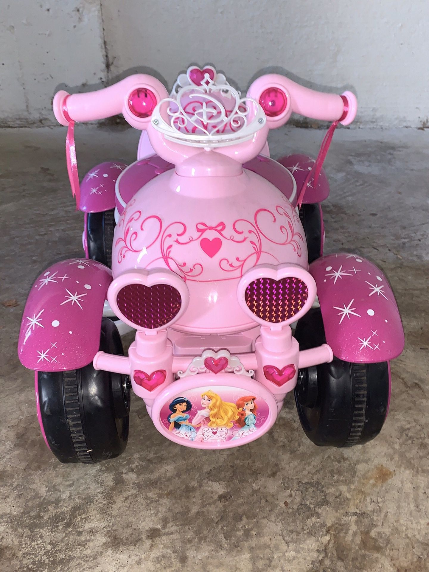 Disney Princess Pink Ride On Car
