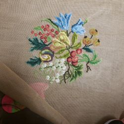 Antique Tapestry Hard To Find Floral