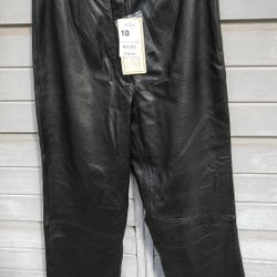 NWT $149  MixIt Leather Pants Women's 10